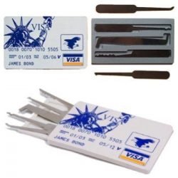 CREDIT CARD LOCK PICK TOOL SET