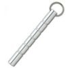 Kubaton ~ Aluminum Self Defense Key-Chain - Silver - Flat 18775