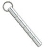Kubaton ~ Aluminum Self Defense Key-Chain - Silver - Flat