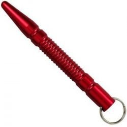 Kubaton ~ Aluminum Self Defense Key-Chain - Rose- Pointed