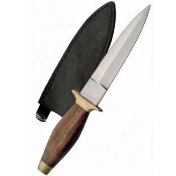 Pakkawood Boot Knife with Sheath