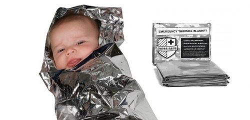 QUITE EZ Mylar / Rescue / Signal Blanket(s) - Emergency Numerous Uses