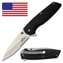LIGHT WEIGHT ~ ABS ~ SPRING ASSISTED POCKET KNIFE ~ MASTER USA