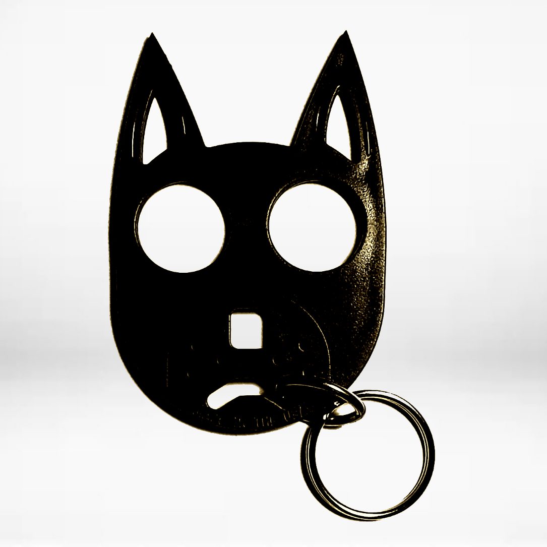 Wild Dog Hard Polymer Key-Chains - Black