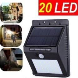 Unlimited Hours ~ 20 Bright LED Lights ~ Automatic Sensor - Weather Proof Design