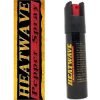 HEATWAVE NAPALM 23% OC ~ 3/4 oz. Twist-Lok Pepper Spray w/ Optional Leather Holster - Black 18763