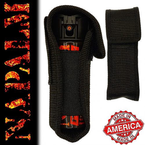 NYLON HOLSTER = 4 OZ. PEPPER SPRAY Canisters (Canister not included)