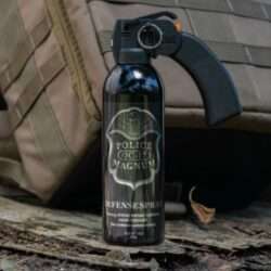 Police Magnum pepper spray 16 oz Pistol Grip Fogger Defense Security Protection